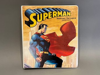 2013 DC Comics Superman Trading Cards Full Binder Complete 62 Card Set With Extras