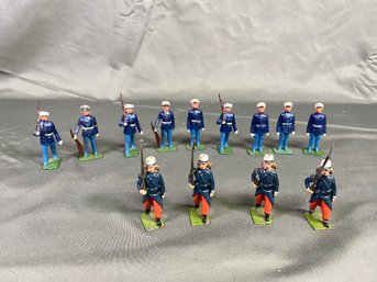 Britains Us Marine Corp And French Foreign Legion Original Lead Toy Soldiers London England