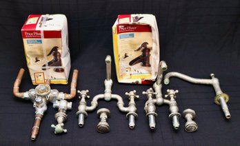 2 New Price Pfister Single Control Lavatory Water Fall Faucet Plumbing Fixtures In Rustic Bronze And More