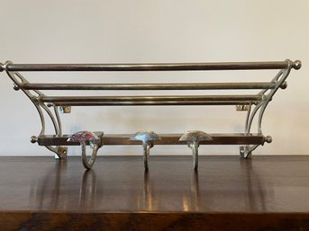 Restoration Hardware Train Rack Chrome Shelf