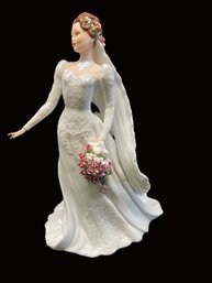 The Danbury Mint 'Wedding Day' By Victoria Oldman Porcelain Figurine