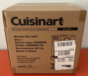 Cuisinart Brand New #SS-10P-1, Premium Single Serve Coffeemaker