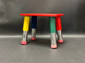 A Whimsical Children's Pencil Stool