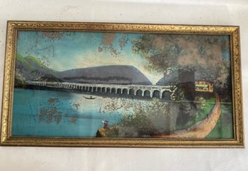 Vintage Reverse Painting