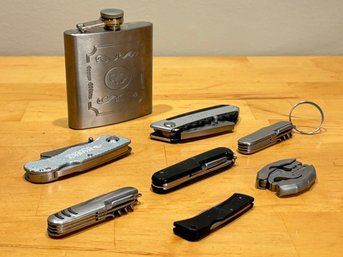 Pocket Knives And A Flask - Because Father's Day Is Just Around The Corner...