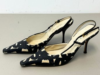 A Pair Of Kitten Heels By Prada