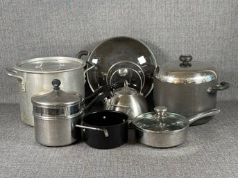 An Assortment Of Everyday Pots & Pans