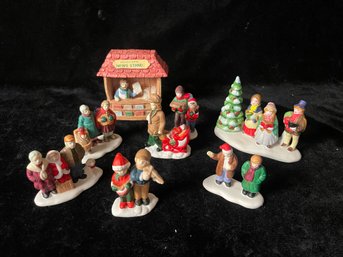 Several Piece Holiday Figurine Collection