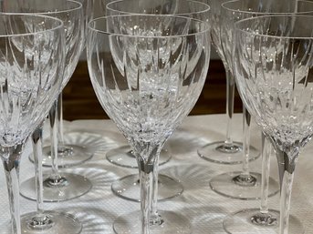 Stunning Miller Rogaska Crystal Stemmed Red Wine Glasses (12)
