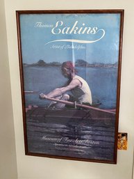 Vintage Thomas Eakins Framed Exhibit Poster (1982)