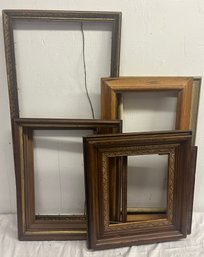 Lot Of Vintage Wooden Frames