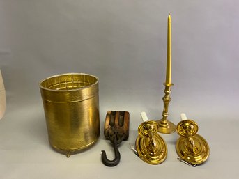 Misc Lot With Brass And More