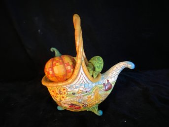 Heartwood Creek Jim Shore 'Basket Of Plenty' Figurine