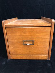 Solid Oak Filing Cabinet