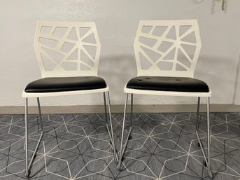 The Funky Chair Contemporary Web Design Armless Chairs- A Pair