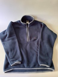 A Mens Patagonia Fleece Pullover In Blue - Size S
