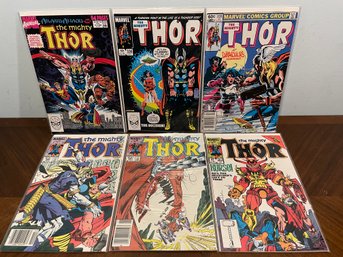 ' The Mighty Thor' Six Comic Books.