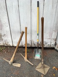 Stone Masonry Tools, Pick Axes, 10x10 Sand Pounder.  The Seven Dwarfs Are Retirrimg