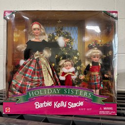 NEW 1998 Barbie Holiday Sisters ~ Barbie, Kelly & Stacie ~ 19809