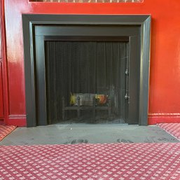 A Fireplace Surround - Red Library