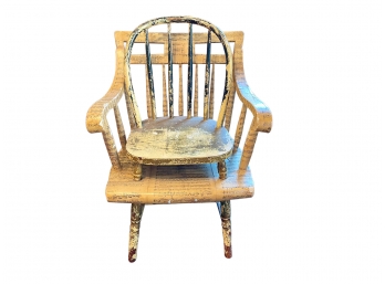 Manhattan Artisan Made Double Chair Decoupaged With Sheet Music