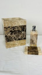 Modern Stone Vanity Set