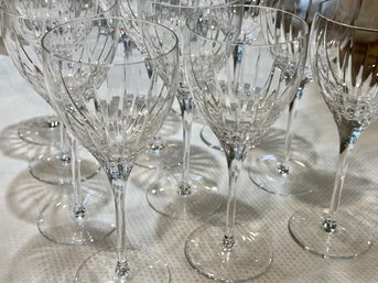Beautiful Miller Rogaska Crystal Stemmed Wine Glasses