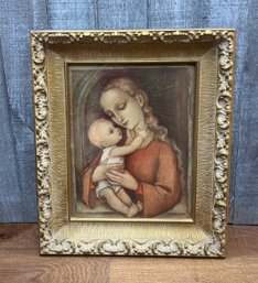 Beautifully Framed Madonna & Child Print