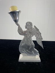 Aluminum Angel Candle Holders