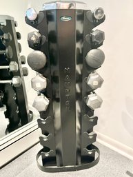 Hampton Fitness Dumbbells On Stand