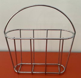 Metal, Chrome Magazine Rack