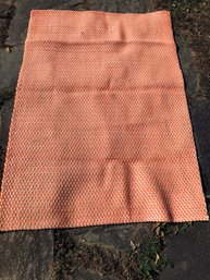 Dash And Albert Indoor/outdoor Rug Orange And White