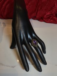 14k Amethyst Ring Size 6.5