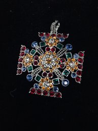 Joan Rivers Maltese Cross Pendant 341