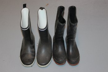 Size 5 And European 40 Rubber Boots