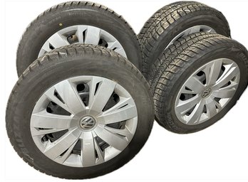 4 VW Blizzak Tires 205 55R16C 91H