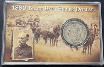 1880 Black Bart Morgan Silver Dollar