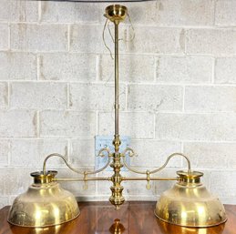 A Brass Chandelier - Wonderful Over Counter Or Pool Table