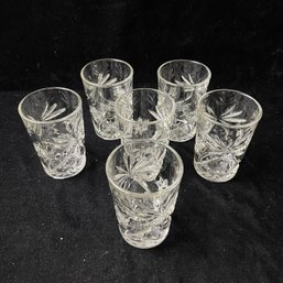 Cut Glass Juice Glasses