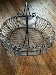Beautiful Vintage Metal Basket