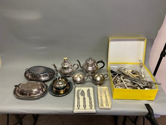 Lot Of Silverplate And Misc Items