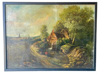 Antique Oil On Canvas Painting, Signed Williams ?