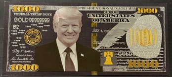 Black Colored Trump Bill