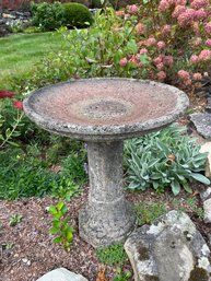 Cast Cement Bird Bath,  Garden/backyard