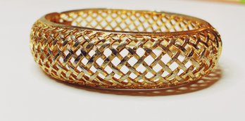 Gold Tone Bangle Bracelet