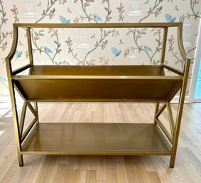Brushed Brass Tone Console