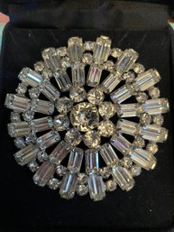Large Vintage Weiss Costume Jewelry Brooch / Pin