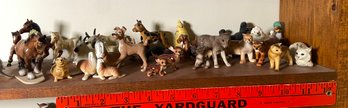 Lot 2 Hagen-Renaker Miniature Ceramic Animal Figurines Collectibles