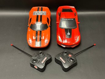 A Fun Pair Of Remote Sports Cars: Ford GT & Corvette