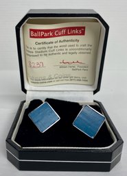 Genuine Yankee Stadium Wood Cuff Links By BallPark